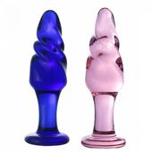 glass masturbation made used anus toy