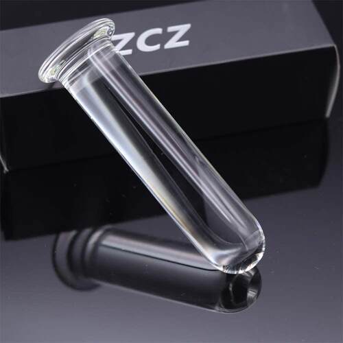 Glass-made femalemasturbation toy fake phallus adult product