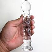 glass masturbation made used anus toy