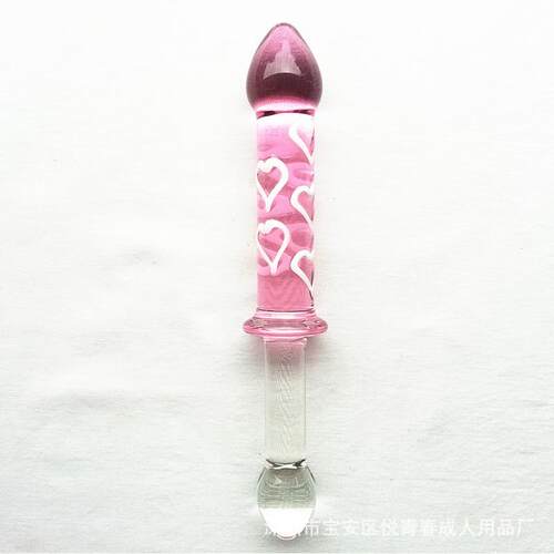 Glass-made femalemasturbation toy fake phallus adult product