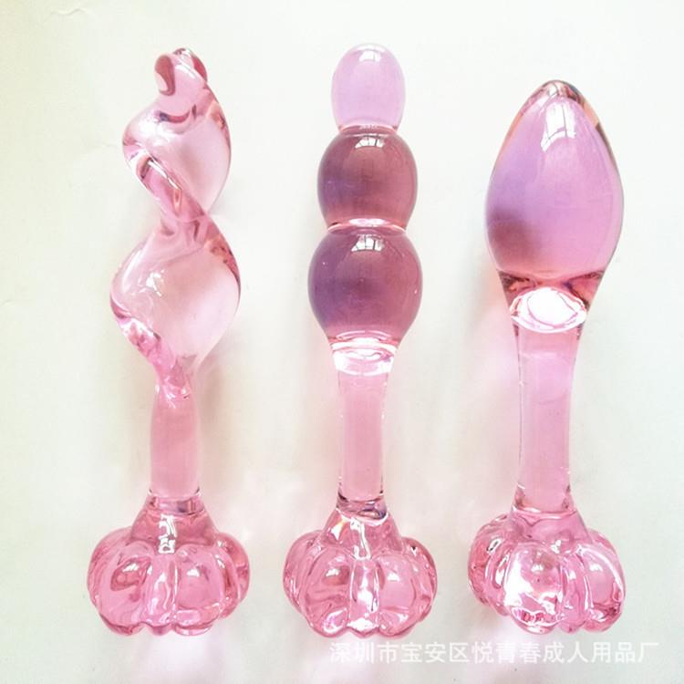 女用玻璃器器玻璃女用器玻璃拉条玻璃按摩器蔬菜器器玻璃私密茎假