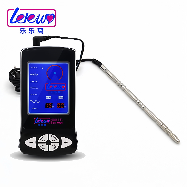 【突飞猛进E款】双电极马燕水道插器 男用放松电击高超自律器按摩