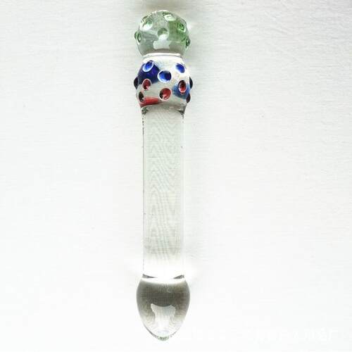 Glass-made femalemasturbation toy fake phallus adult product