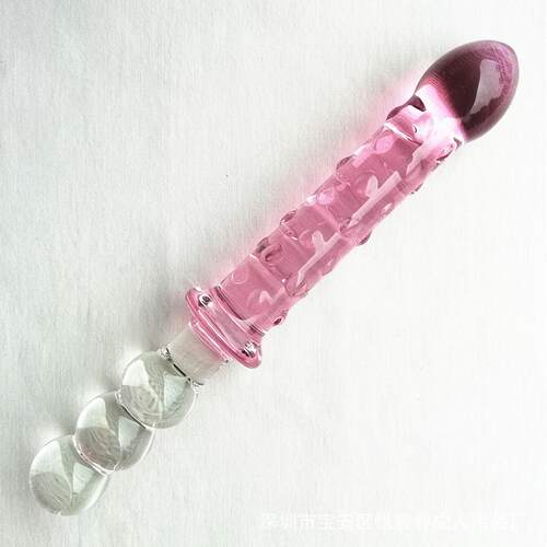 Glass-made femalemasturbation toy fake phallus adult product