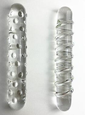 A glass-made anus used as a masturbation toy