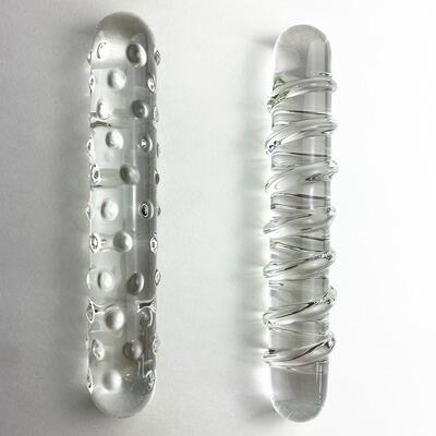 A glass-made anus used as a masturbation toy