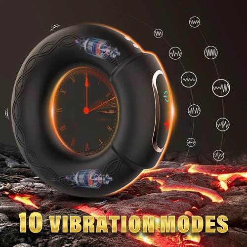 A vibration-stimulating ring that acts on the clitoris