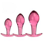 glass masturbation made used anus toy