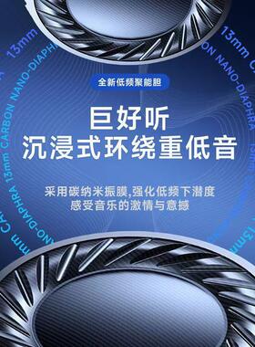 i66定向重低音蓝牙耳机双耳夹耳式运动骑行降噪高音质长续航通用