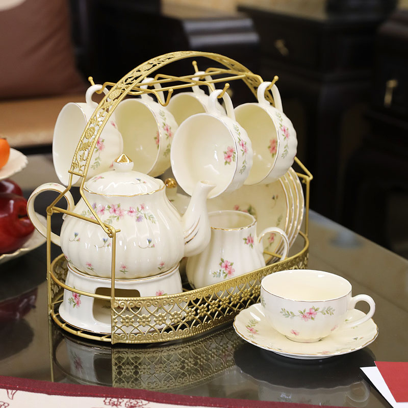 轻奢欧式复古咖啡杯碟套装