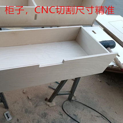 定做桦木海洋板抽屉 柜子 桦木洞洞板 铝合金型材办公桌工作台DIY