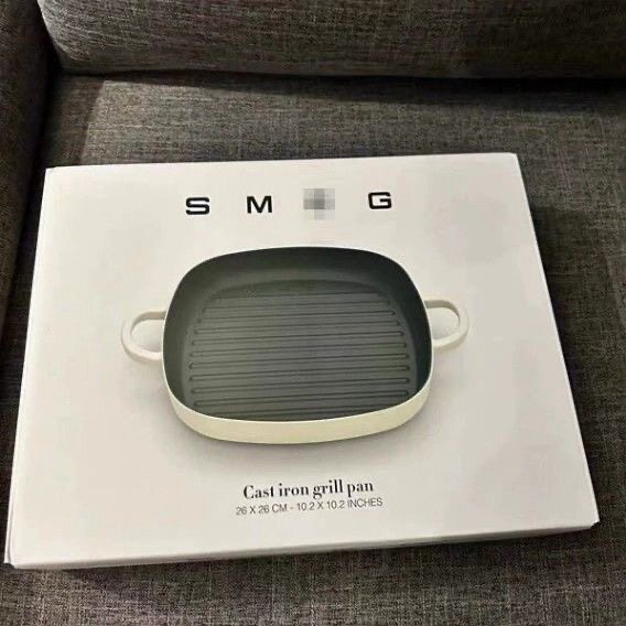 Smeg 26 sm Çuqun Tavası, Yapışmayan Örtüklü, İnduksiya və Qaz üçün