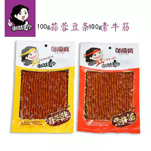 邬辣妈辣条素牛筋100g小吃香辣味