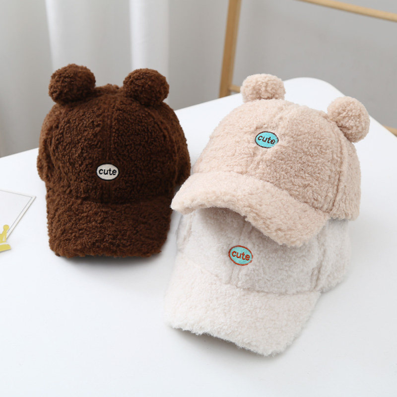 儿童帽子秋冬季男童鸭舌帽潮女童宝宝小孩可爱羊羔绒保暖棒球帽,童装/婴儿装/亲子装,帽子,淘宝优惠券,粉丝福利购,淘宝优惠卷