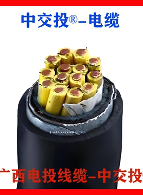 中交投®ZRA-KVVP2-22 4 6 8 10 12x1.5 2.5 4 6屏蔽信号控制电缆