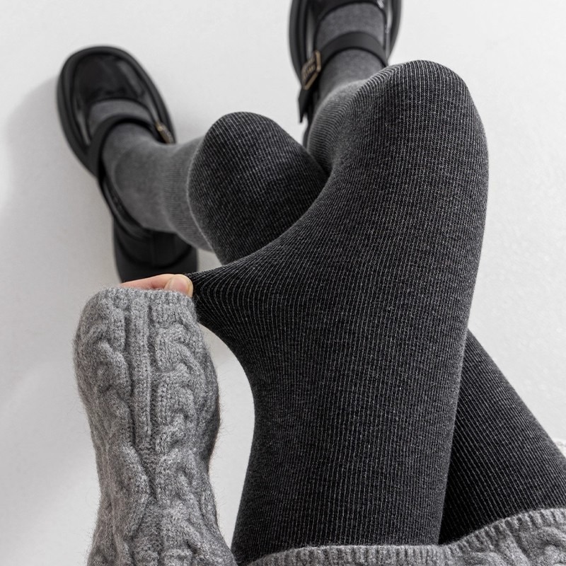灰色打底裤女外穿春秋冬款