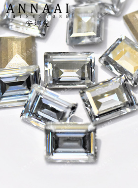 花式石 4527冰糖 8*6MM 001BLSH蓝色魅影 华子奥钻美甲钻穿戴美甲