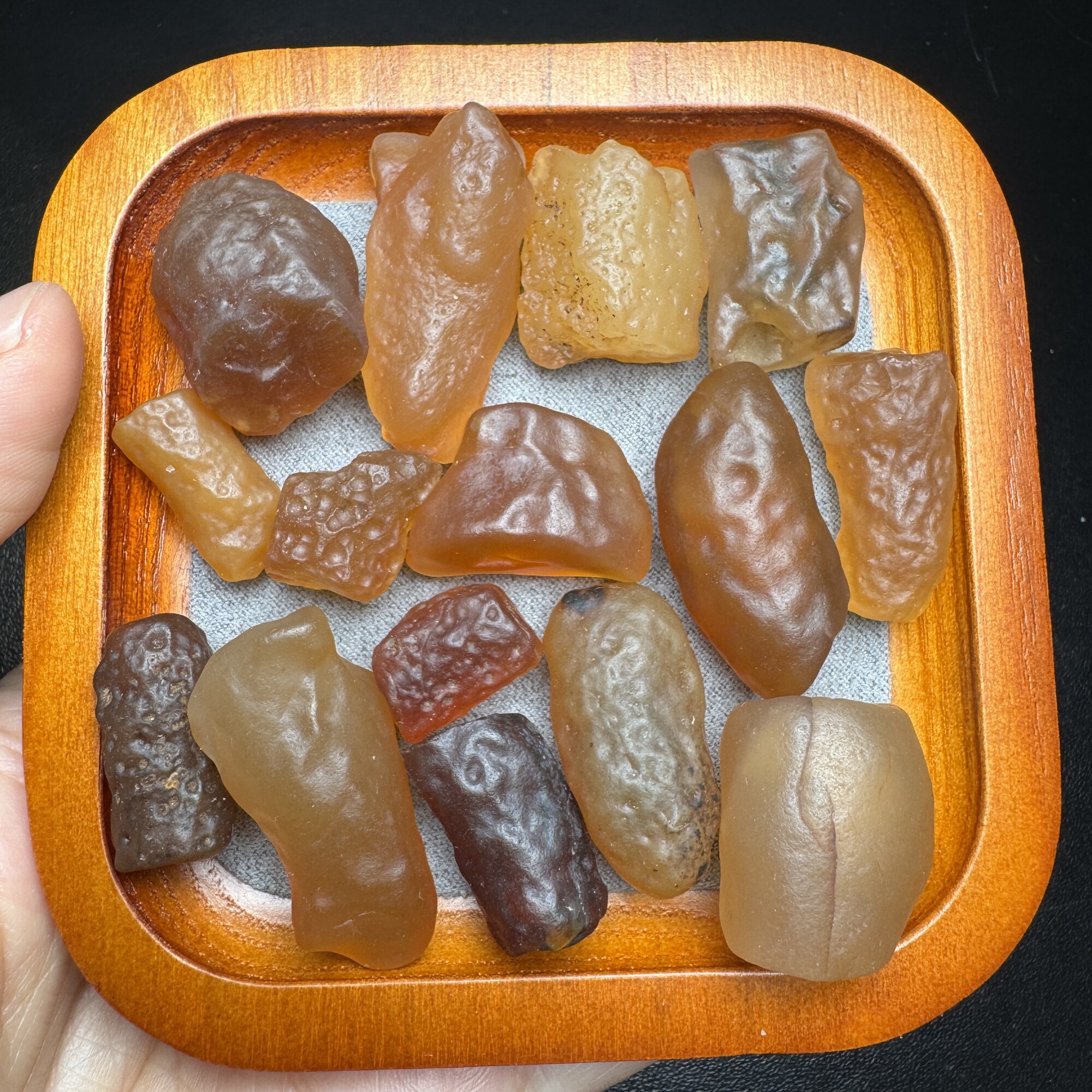 122克 一盘老酒红天然戈壁玛瑙原石 满50包邮-375