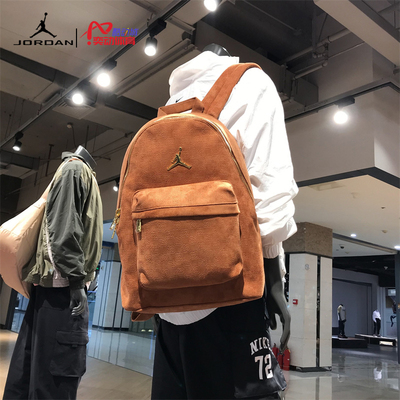JORDAN乔丹双肩包AJ老花包大容量电脑包学生书包休闲运动旅行背包