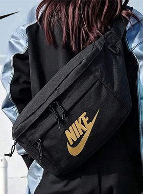 Nike 耐克正品斜挎包新款男包骑行运动腰包大容量女士户外背包