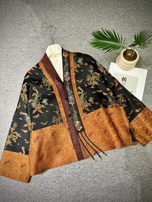 实体店同款深圳南油高端女装新中式外套（国内代购不退不换）