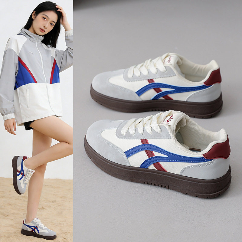 HL731时尚百搭女运动鞋2026春季新款厚底轻便平底阿甘鞋小白鞋,女鞋,休闲板鞋,淘宝优惠券,粉丝福利购,淘宝优惠卷