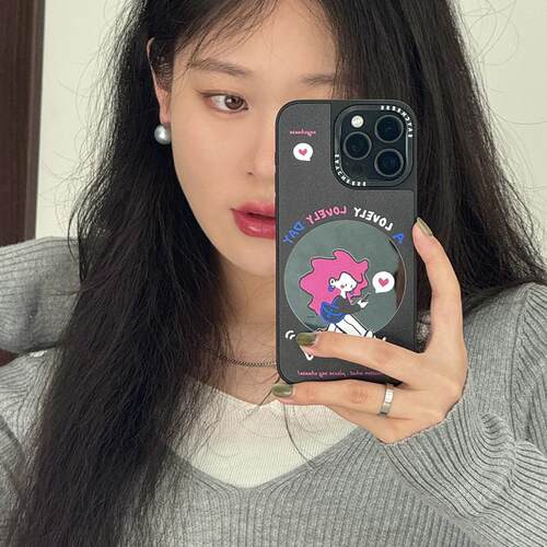 苹果可爱洋气全包防摔手机软壳