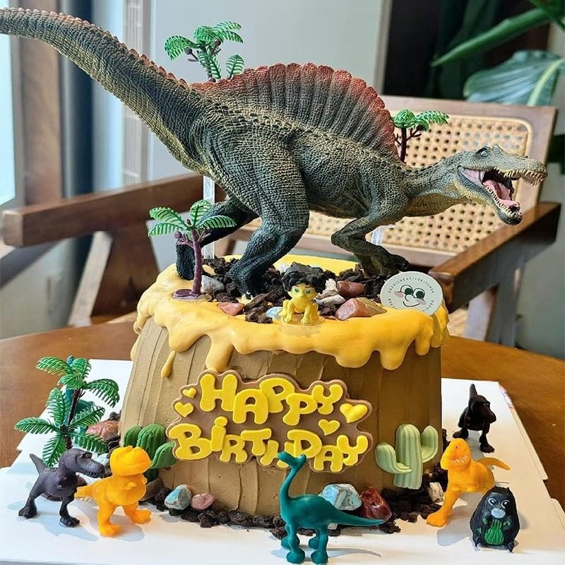 侏罗纪时代恐龙蛋霸王龙蛋糕装饰摆件恐龙乐园男孩生日蛋糕摆件,节庆用品/礼品,节日装扮用品,淘宝优惠券,粉丝福利购,淘宝优惠卷
