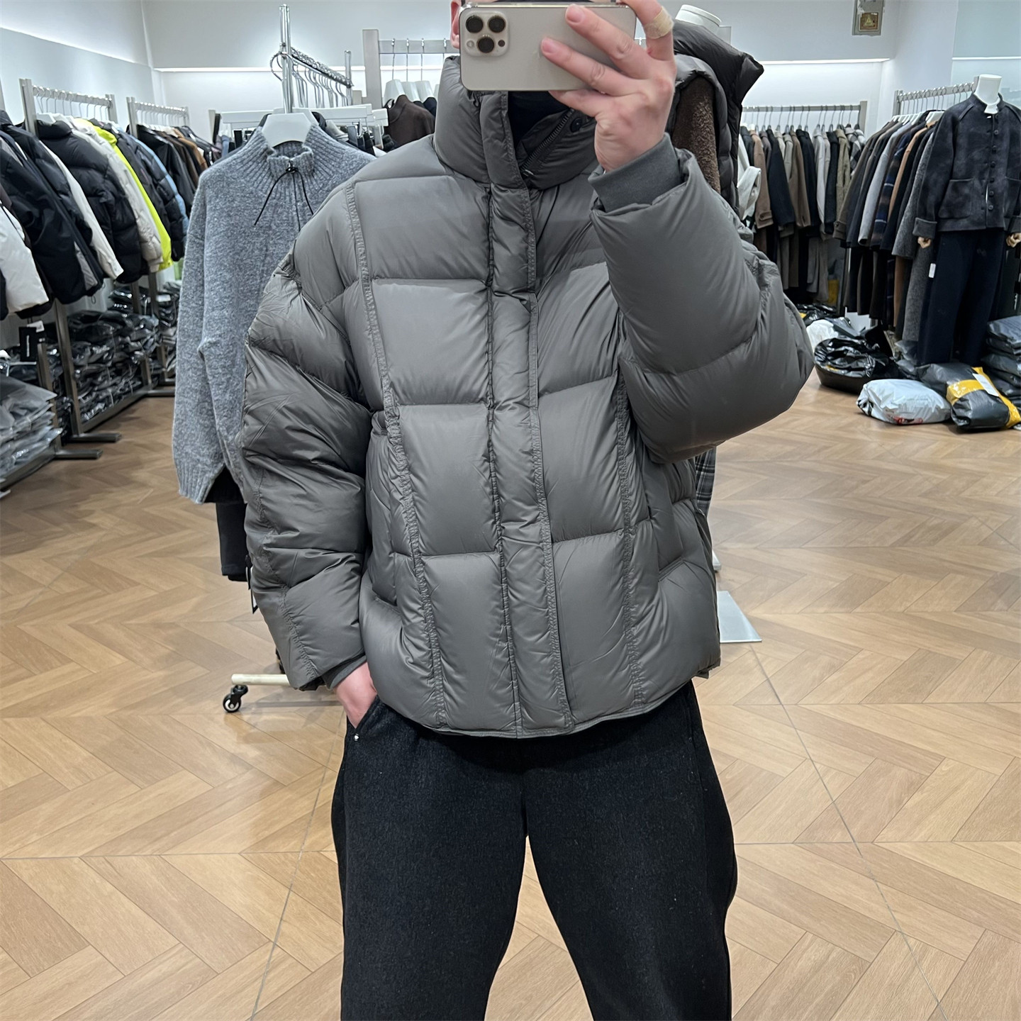 256g高充绒辑格立领泡芙感羽绒服男冬季美式宽松加厚保暖面包服潮,男装,羽绒服,淘宝优惠券,粉丝福利购,淘宝优惠卷