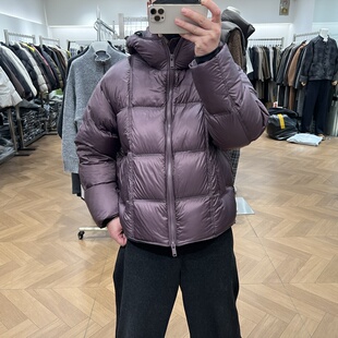 云朵零压高充绒辑格连帽羽绒服男冬季美式宽松加厚保暖情侣面包服