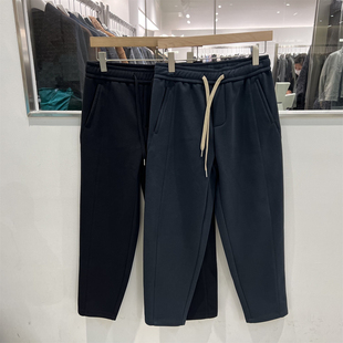 宽松通勤小直筒 男美式 逆极冬季 加绒厚糯高级感简约百搭纯色休闲裤