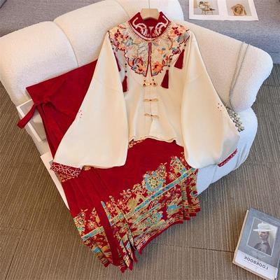 大码七月夕汉服喜上眉梢