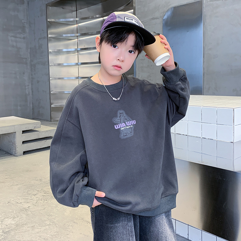 男童卫衣痞帅宽松新款