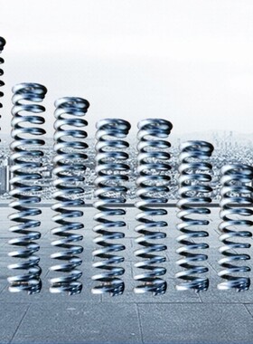 圆线螺旋弹簧WT13 16 18 22 27*25/30/35/40/45/50 琴钢丝 SWP-A