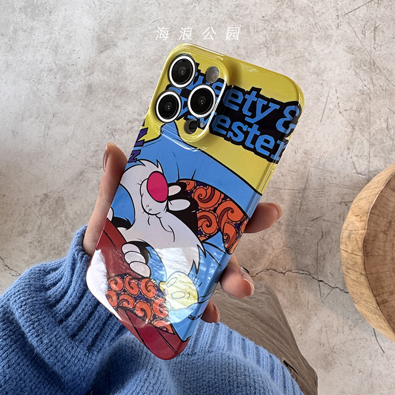 海浪公园【拍三免一】崔迪红鼻子适用于苹果16PM/15/xr菲林精孔硬壳手机壳可爱华为小米13pro三星s24