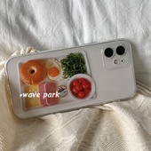 lunch 海浪公园 拍三免一 time适用于iPhone15promax手机壳tpu透明软壳小米14