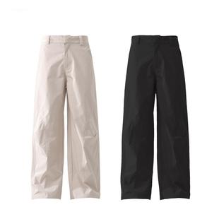 裤 邪恶老鼻嘎 工装 子白色伞兵裤 宽松直筒休闲美食街头vibe 上新裤