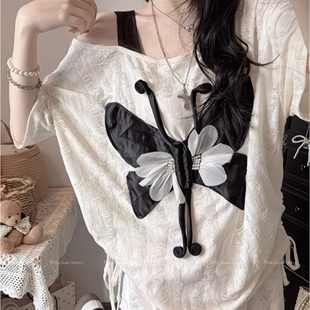 大蝴蝶结胸针珍珠花朵配饰衬衫衣服装饰质感别针百搭手作精致胸花