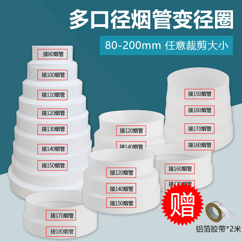 油烟机排烟管变径圈加厚款
