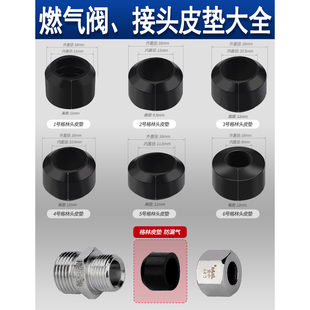 燃气阀管固定胶垫片格林头插口紧固件防脱落移位加固塑料配件大全