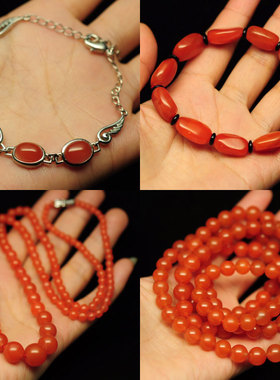 老矿手串南红经典美观