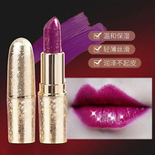 网红珠光闪口红火龙果色不沾杯不掉色滋润防水学生孕妇唇膏玫紫色