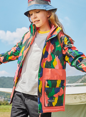 斯博兰帝新品户外儿童滑雪服男童女童加厚保暖防风滑雪服SHDT8456