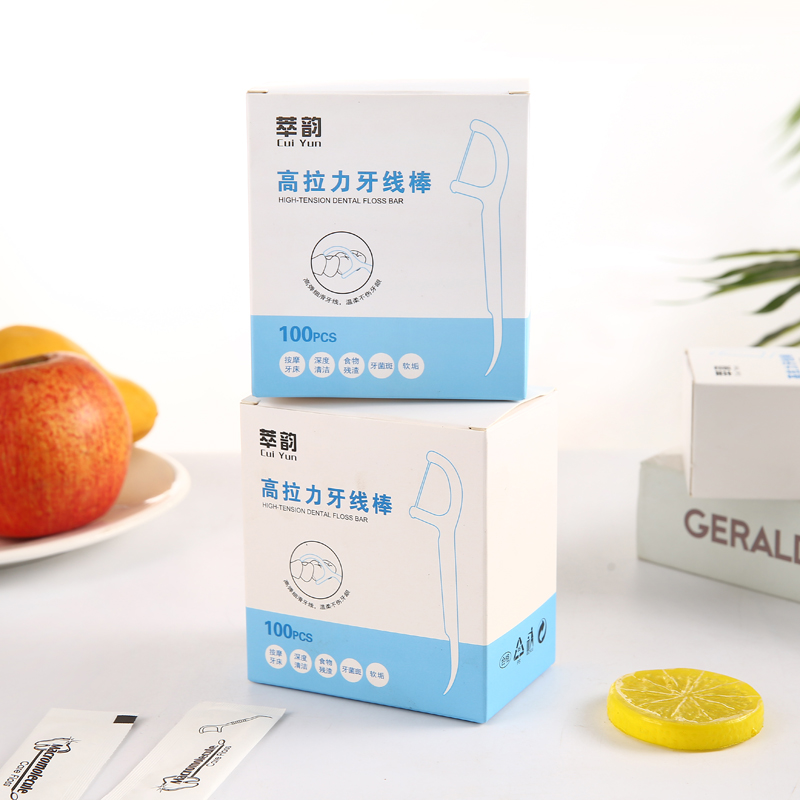 萃韵牙线独立包装超细牙签线家庭