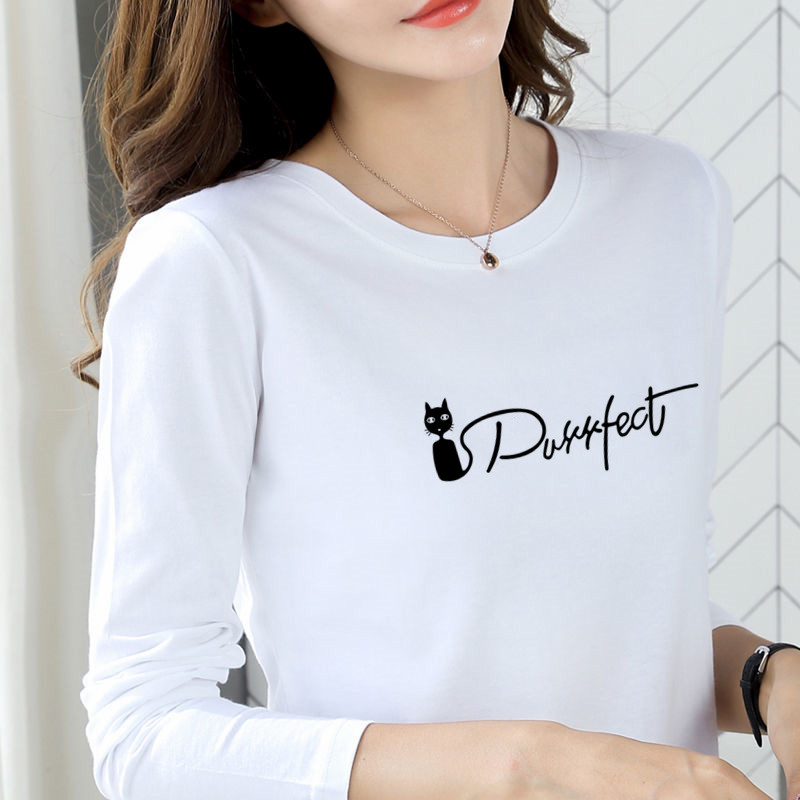 早秋单上衣2024新款衫秋衣外穿女装宽松长袖t恤女土体恤打底衫衫