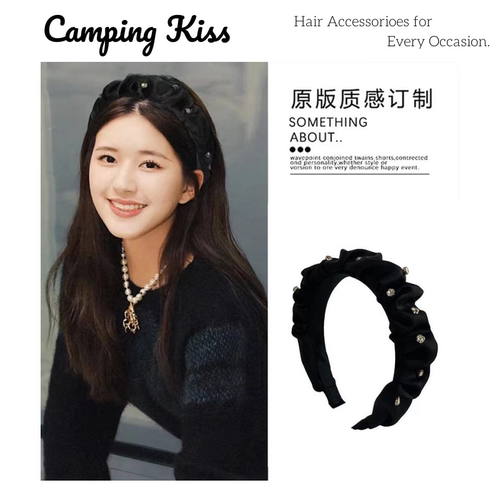 CampingKiss闪钻发箍简约百搭