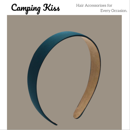 CampingKiss优雅纯色缎面压发箍