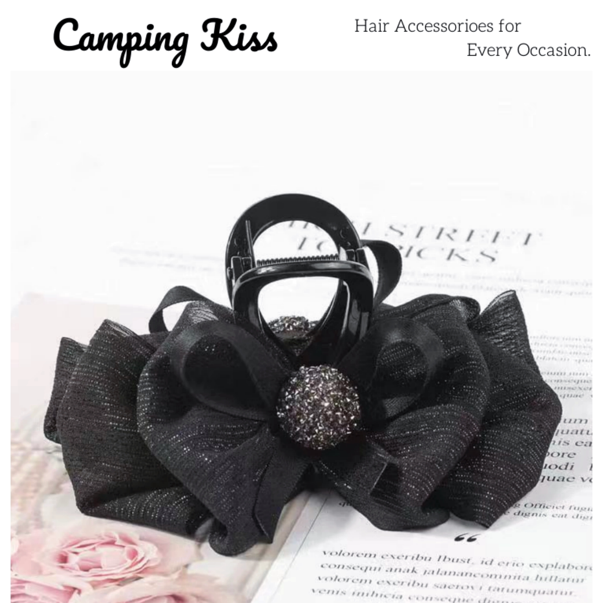 CampingKiss双面蝴蝶结云朵泡泡