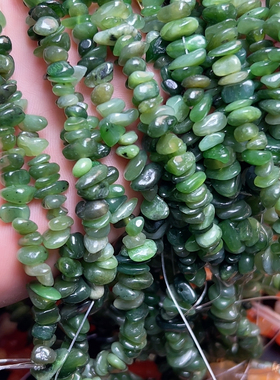 J232，俄罗斯碧玉碎石一条80cm