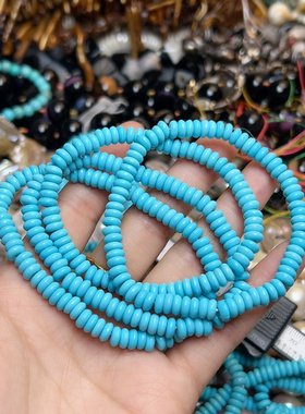 K387 4mm原矿松石单圈一条